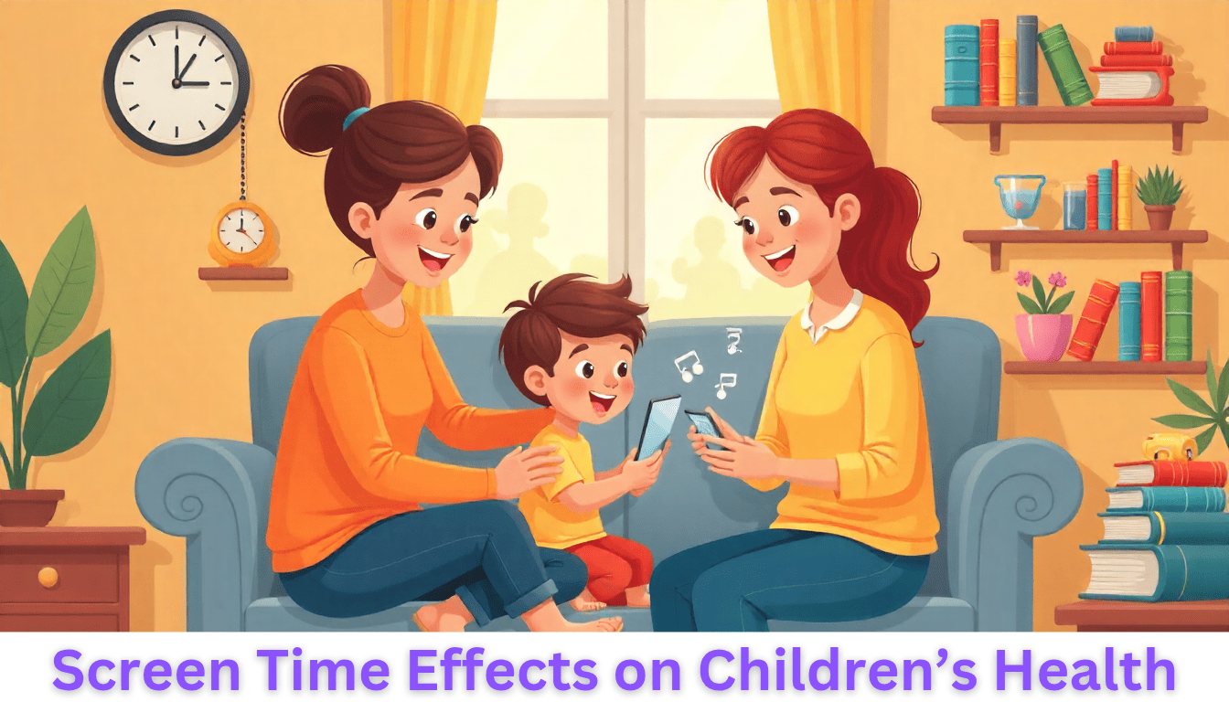 Screen time effects on children’s health and tips for parents to manage it
